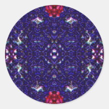 Alstroemeria Round Sticker