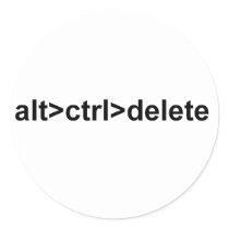 alt>ctrl>delete sticker
