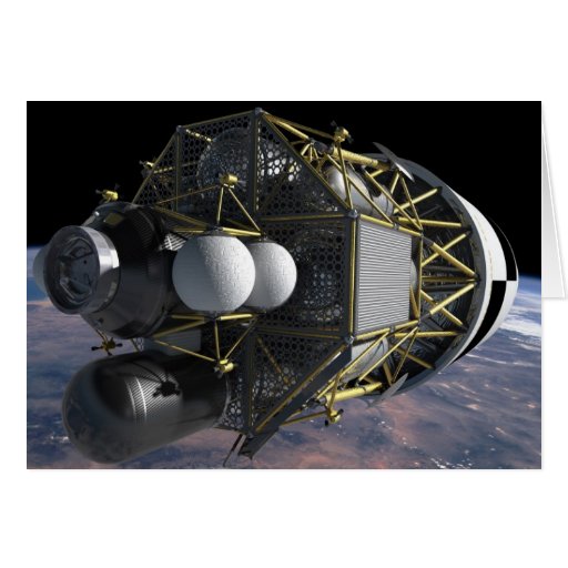Altair Lunar Landing Craft Greeting Cards