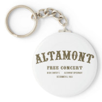 Altamont Free Concert Key Chains