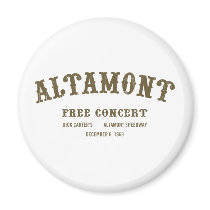 Altamont Free Concert Refrigerator Magnet