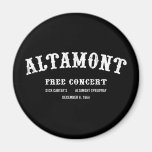 Altamont Free Concert Magnet