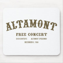 Altamont Free Concert Mouse Pads
