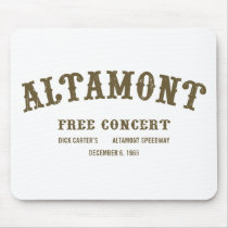 Altamont Free Concert Mouse Pads