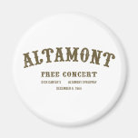 Altamont Free Concert Refrigerator Magnet