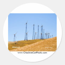 Altamont Windmills California Products Sticker