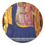 Altar Monte Oliveto Middle Panel: Madonna Sticker
