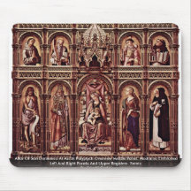 Altar Of San Domenico At Ascoli Polyptych Overview Mousepads