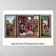 Altar,The Pearl Of Brabant By Dieric Bouts Posters