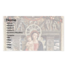 Altarpiece Of San Zeno Triptych In Verona Business Card Templates
