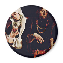 Altarpolyptychon Of Recanati Crest Of The Right Wi Refrigerator Magnets