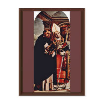 Altarpolyptychon Of Recanati Left Wing: St. Thomas Postcard