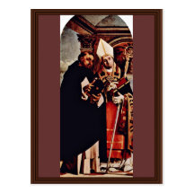 Altarpolyptychon Of Recanati Left Wing: St. Thomas Postcard