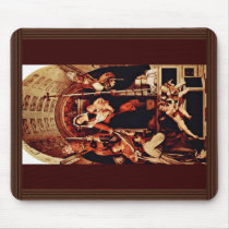Altarpolyptychon Of Recanati Main Plate: Enthroned Mouse Pads