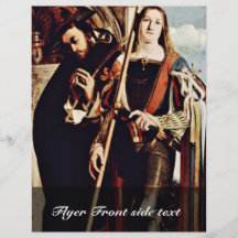 Altarpolyptychon Of Recanati Right Wing: St. Peter Custom Flyer