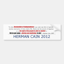Alter & Abolish Bumper Sticker