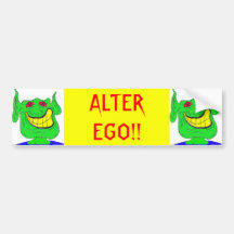 ALTER EGO!! BUMPER STICKER