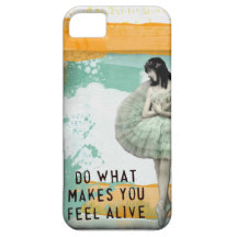 altered art ballerina iPhone 5 cover