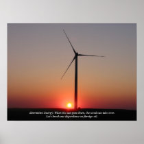 Alternative Energy: Wind & Solar Posters