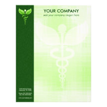 Alternative Medicine Caduceus Business Letterhead