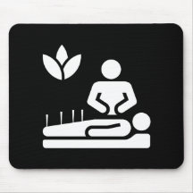 Alternative Medicine Pictogram Mousepad