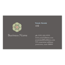 Alternative Medicine Profession Business Card