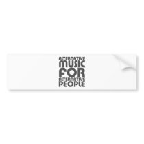 Alternative Music 4 Alternative People - Emo Rock Bumper Sticker