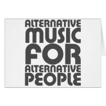 Alternative Music 4 Alternative People - Emo Rock Greeting Cards
