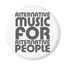 Alternative Music 4 Alternative People - Emo Rock Fridge Magnet
