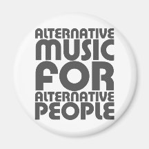 Alternative Music 4 Alternative People - Emo Rock Fridge Magnet