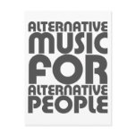 Alternative Music 4 Alternative People - Emo Rock Post Card