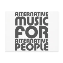 Alternative Music 4 Alternative People - Emo Rock Postcard