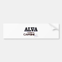 Alva a actionné par la caféine autocollant pour voiture