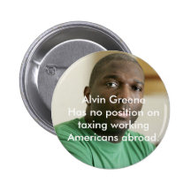 Alvin Greene Pinback Buttons