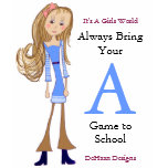Always Bring Your A Game Girls Ringer T-Shirt