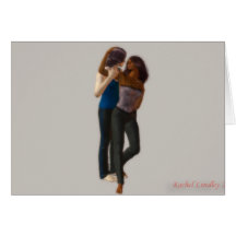 Always & Forever kissing couple Card