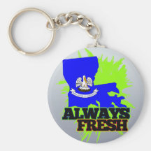 Always Fresh Louisiana Keychain