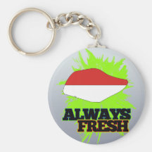 Always Fresh Singapore Keychain