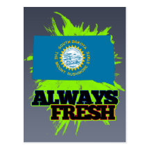 Always Fresh South Dakota Post Card