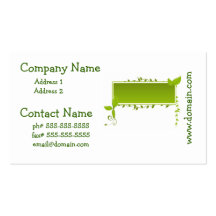 Always Green Business Cards
