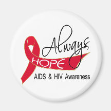 Always Hope AIDS Magnets