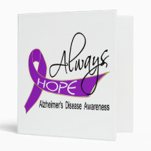 Always Hope Alzheimer's Disease 3 Ring Binders