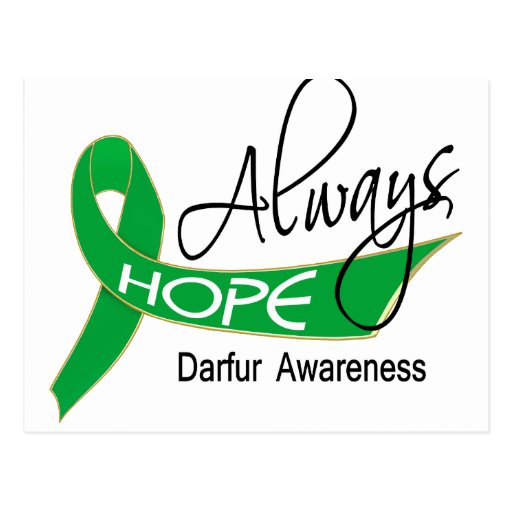 Always Hope Darfur Postcard