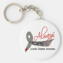 Always Hope Juvenile Diabetes Key Chains