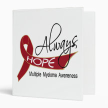 Always Hope Multiple Myeloma Vinyl Binders