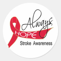 Always Hope Stroke Round Sticker