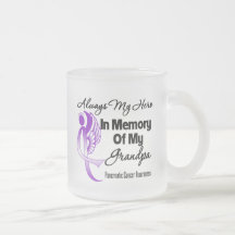 Always My Hero In Memory Grandpa - Pancreatic Canc Coffee Mug