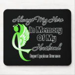 Always My Hero In Memory Husband - Lymphoma Mouse Pad