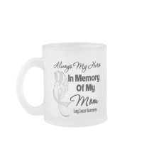 Always My Hero In Memory Mom - Lung Cancer Mug