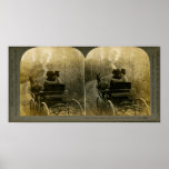 "Always Take a Horse" Stereoview Poster